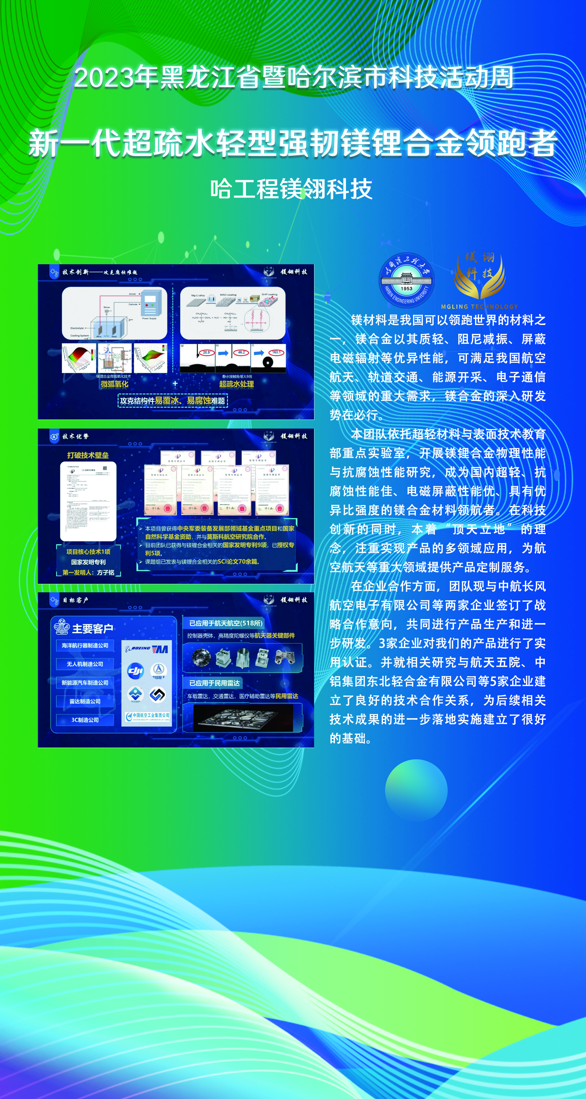 科技体验展 | 新一代超疏水轻型强韧镁锂合金领跑者